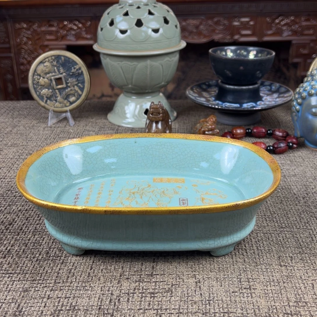 Lao窑瓷直播间开门货陶瓷艺术品正能量开门