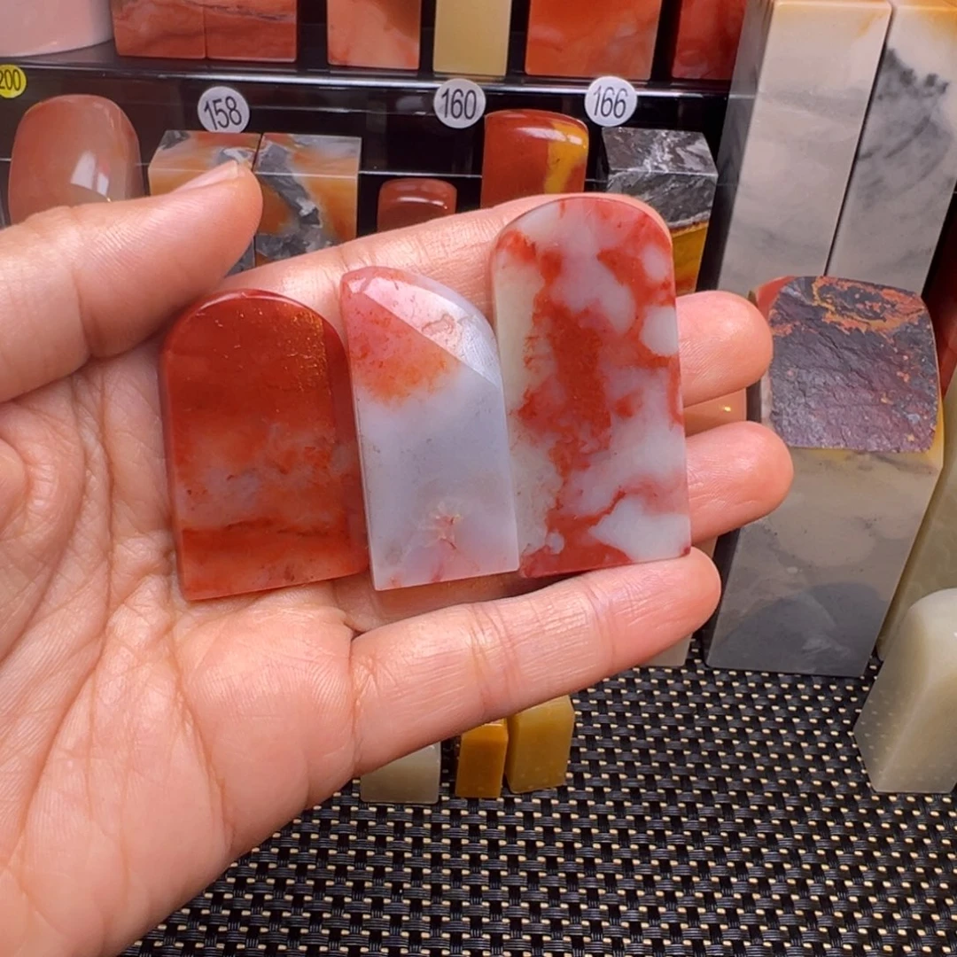 寿山石印石福利小牌子一组