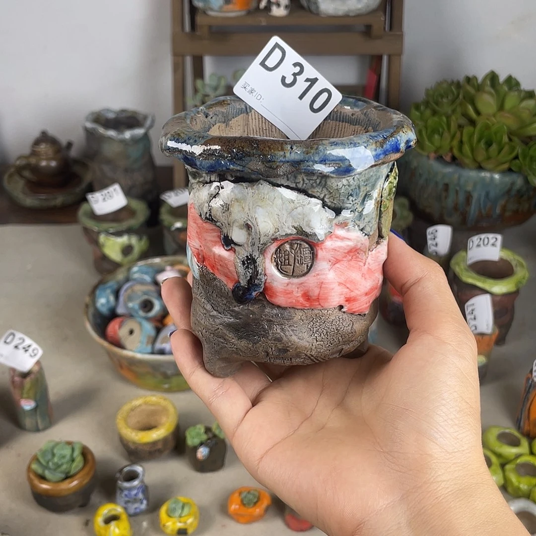 芜***.孤品油画山石 内口7.2 百搭