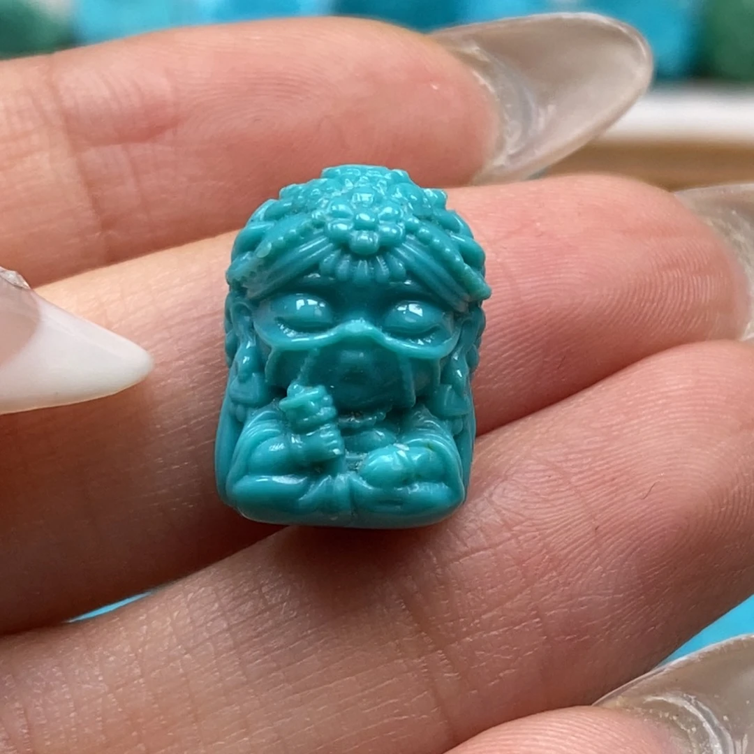 绿松石未镶嵌颈饰