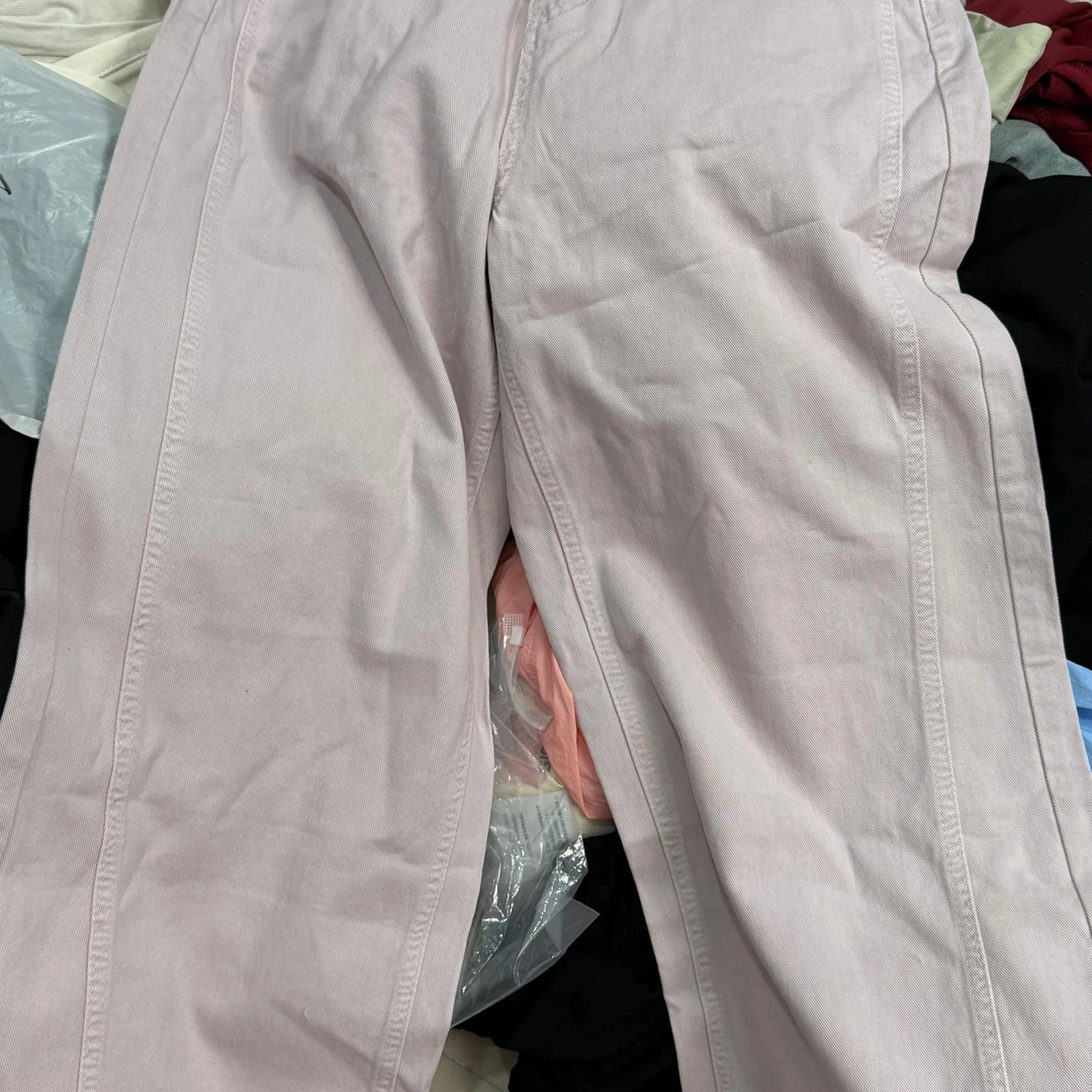 莎姐严选直筒阔腿九分裤30