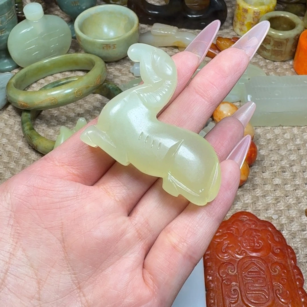 白玉菩提吊坠挂件