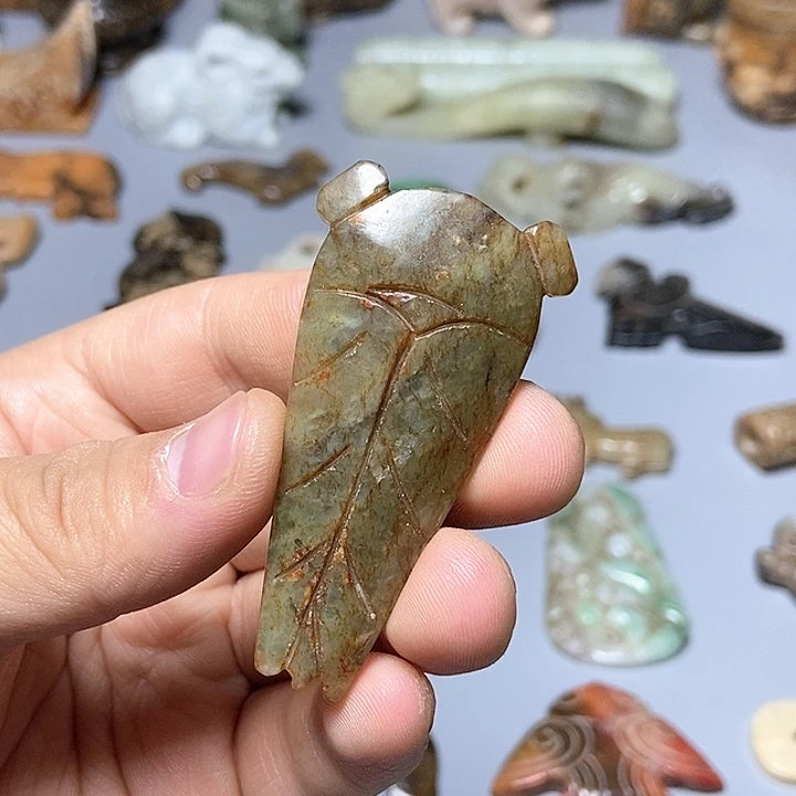 和田玉未镶嵌颈饰140