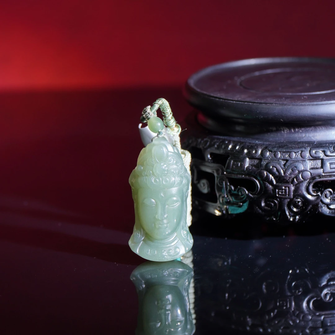 C1-AAA级【天然和田玉佛首吊坠】29.76g-YD11160002001029