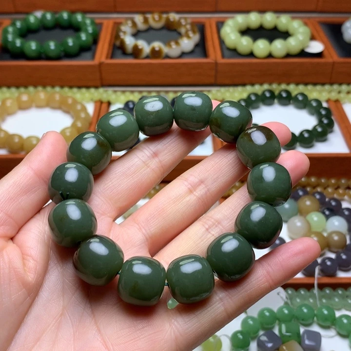 和田玉手串未镶嵌