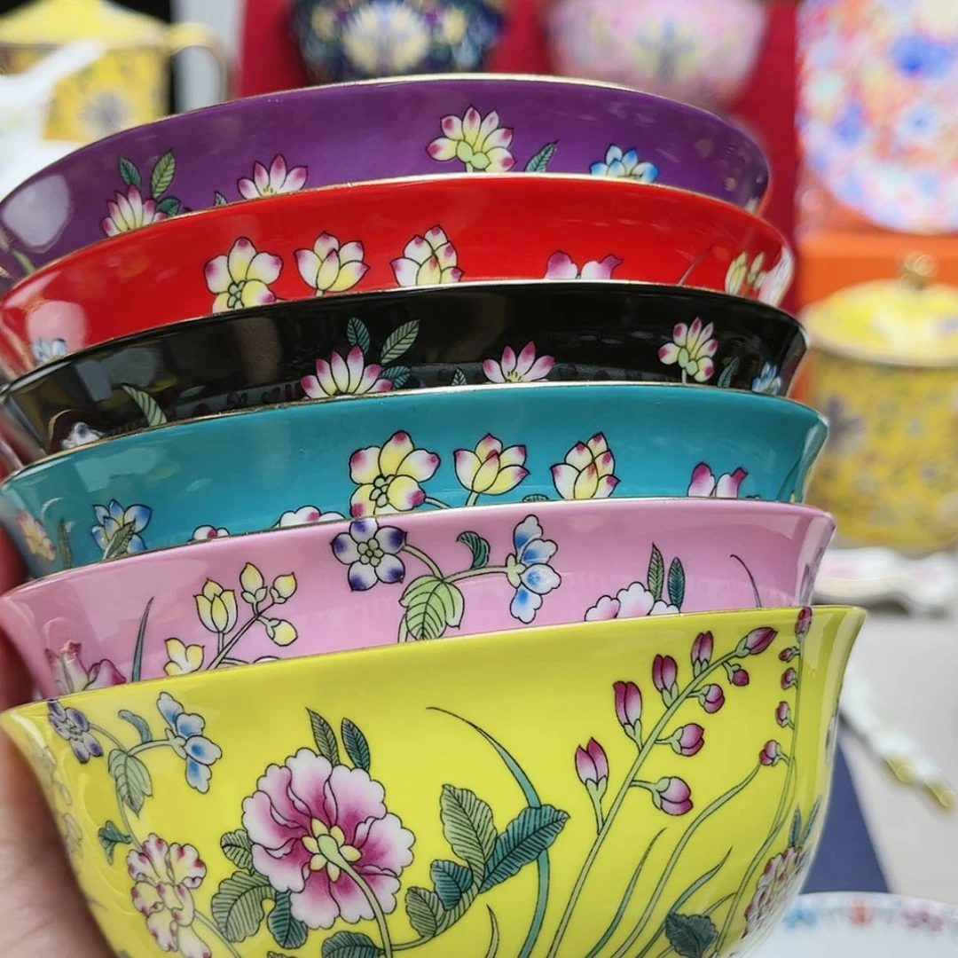 【闪购商品】珐琅4.5寸6个……