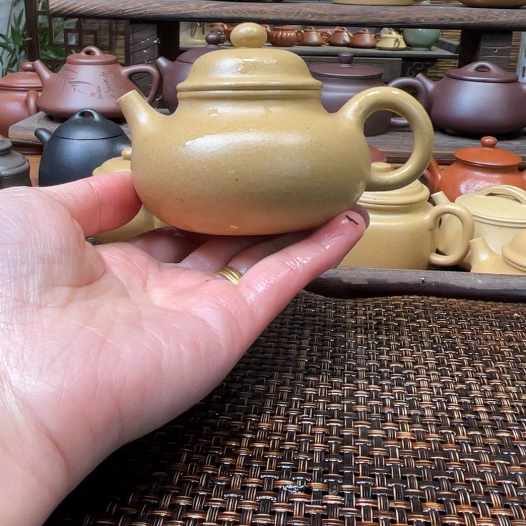 紫砂茶壶宜兴原矿紫砂手工制155