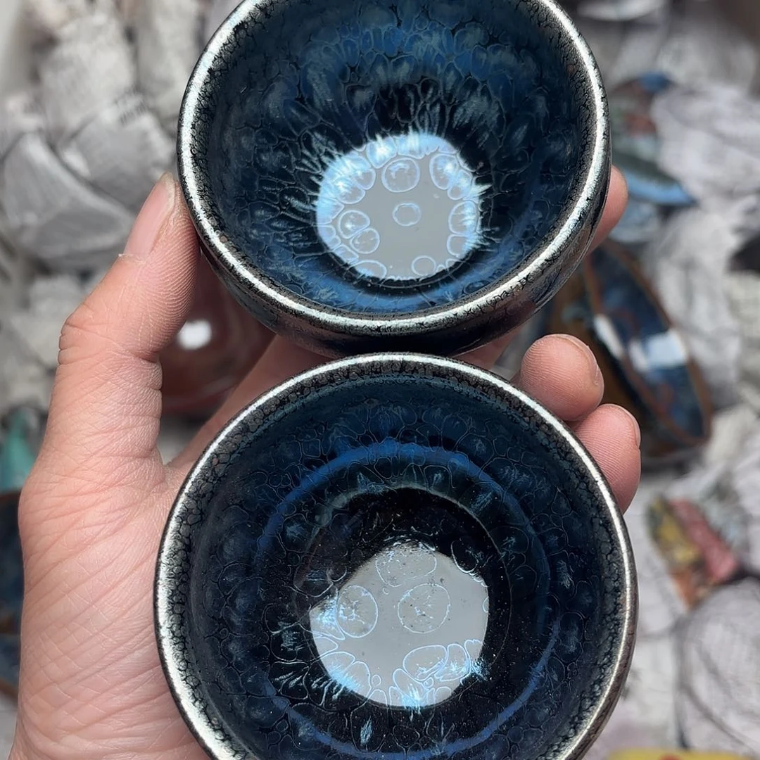 茶盏建盏主人杯一只微瑕