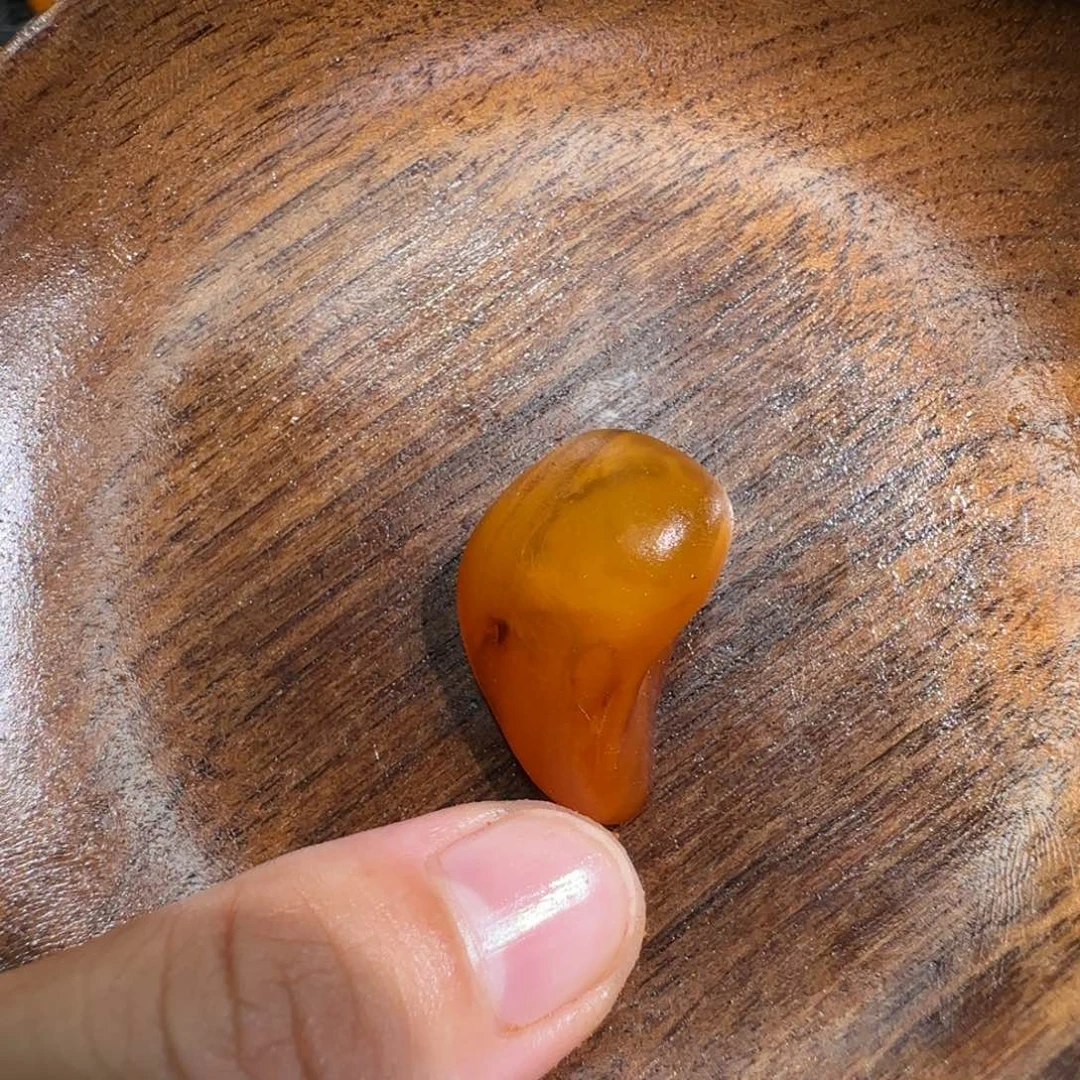 琥珀未镶嵌耳饰纳*专属定制
