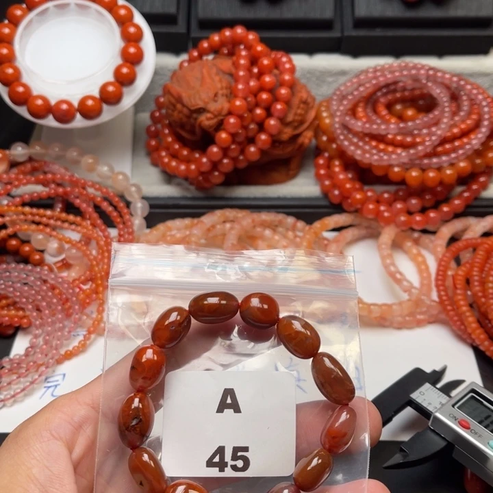 未镶嵌多样性发货默认微瑕称重10m m南红玛瑙