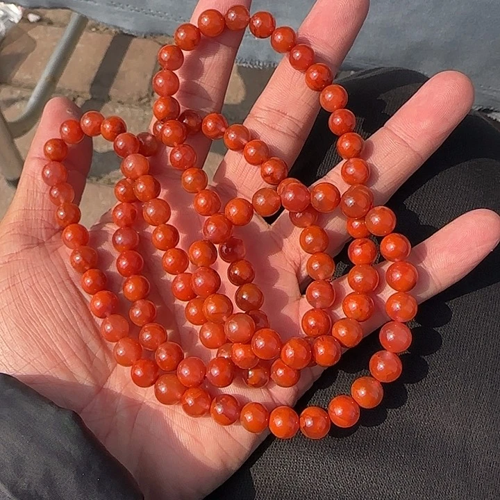 南红玛瑙颈饰未镶嵌卡8.2