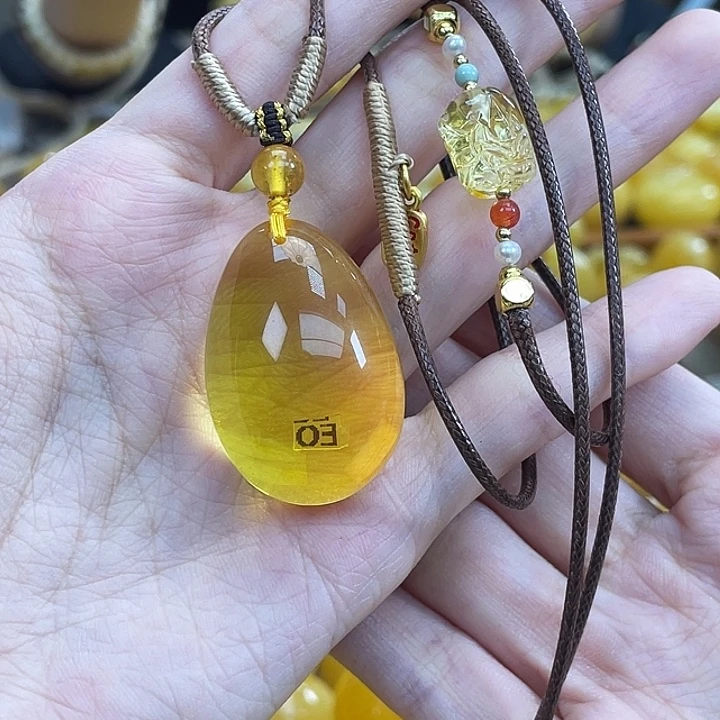 琥珀未镶嵌珠宝奇石琥珀蜜蜡J5