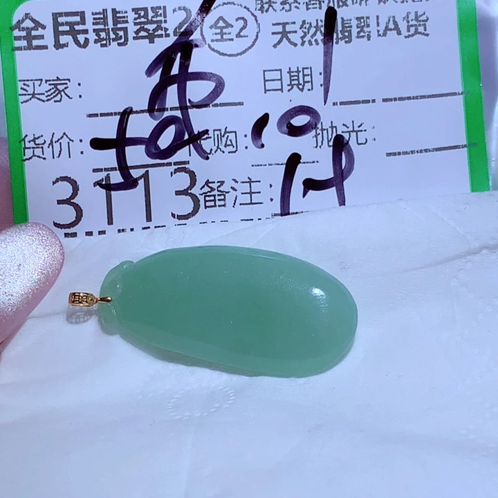迎***望翡翠未镶嵌颈饰dgh
