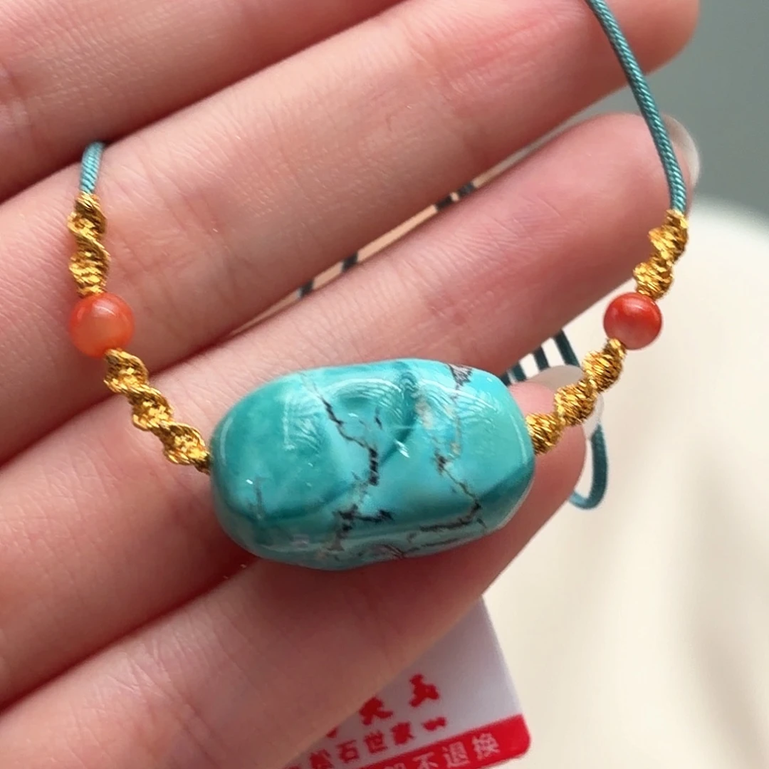 绿松石未镶嵌颈饰