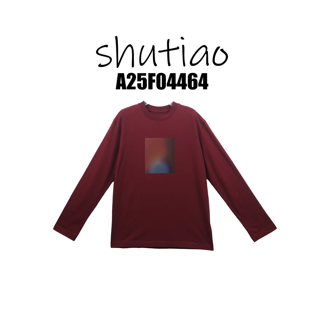 【SHUTIAO】2025夏季：新款小众设计款T恤A25F04464