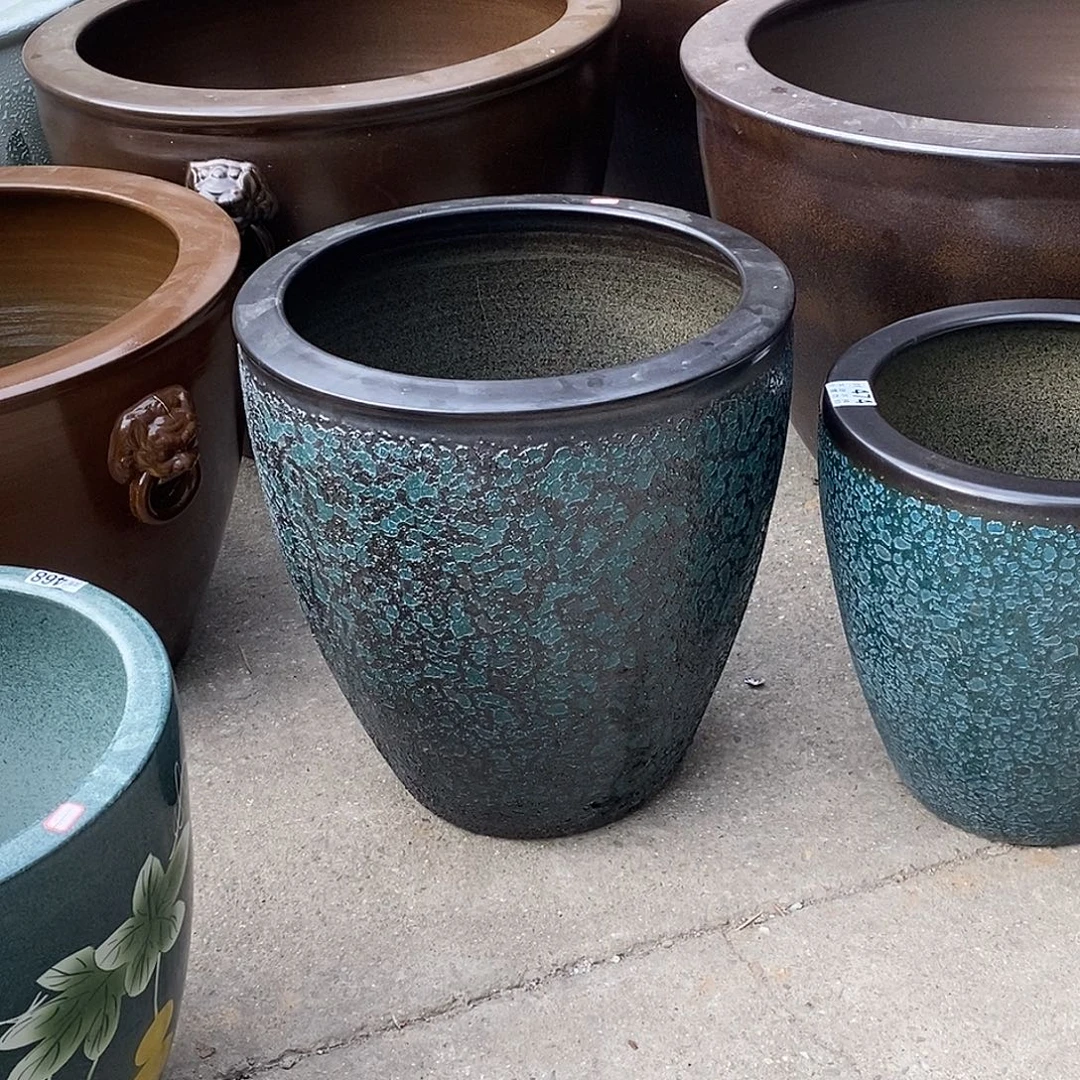 瓷片景德镇陶瓷鱼缸艺术