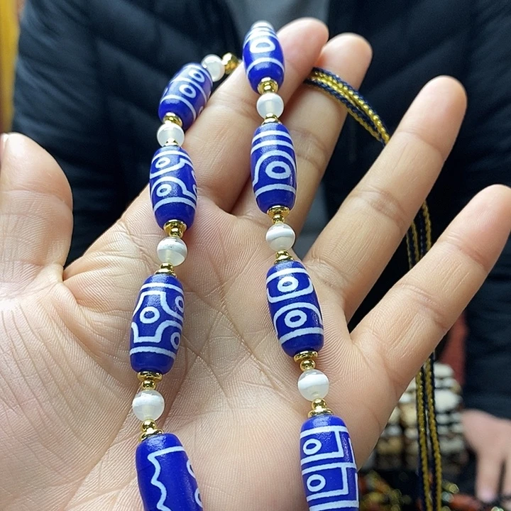 玛瑙/玉髓合金颈饰