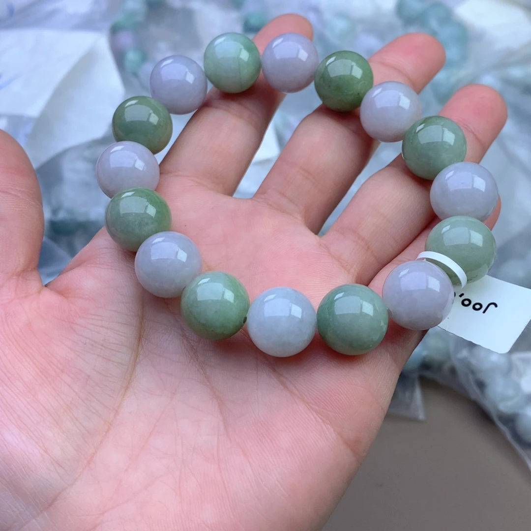 未镶嵌手串定制翡翠