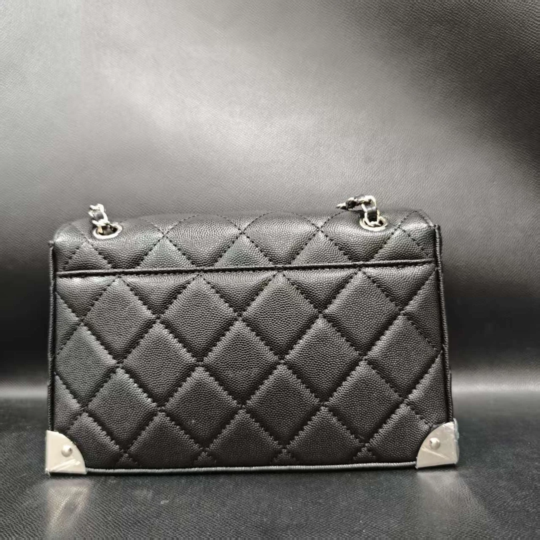 SMVP 高定奢品 潮流打造真皮女士包 底座 盒子信封 0513 黑色