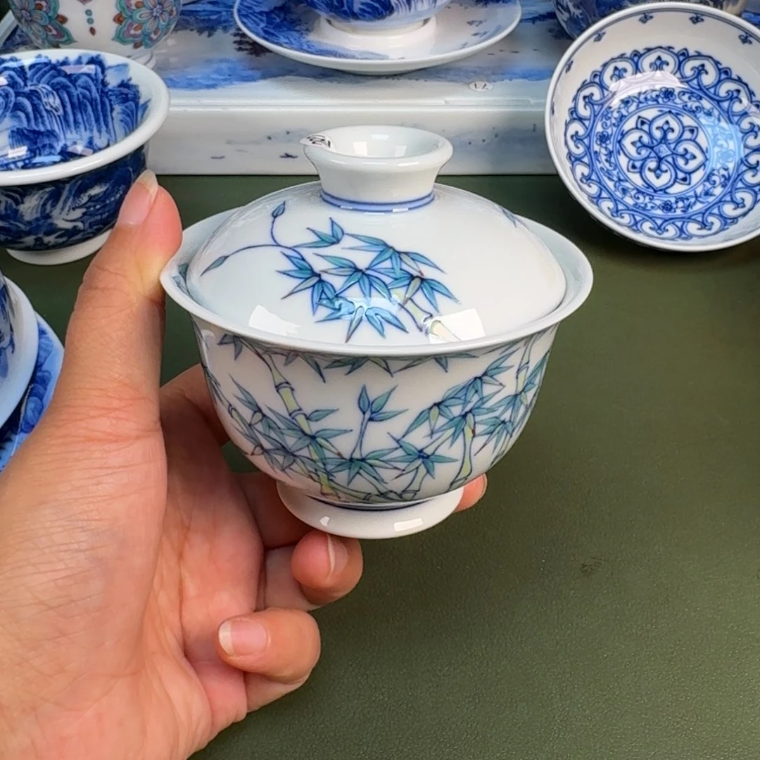 景德镇纯手绘茶具圆圆282