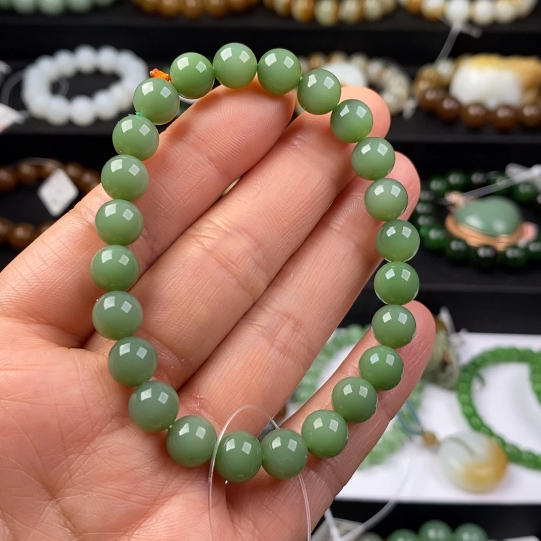 和田玉手串未镶嵌