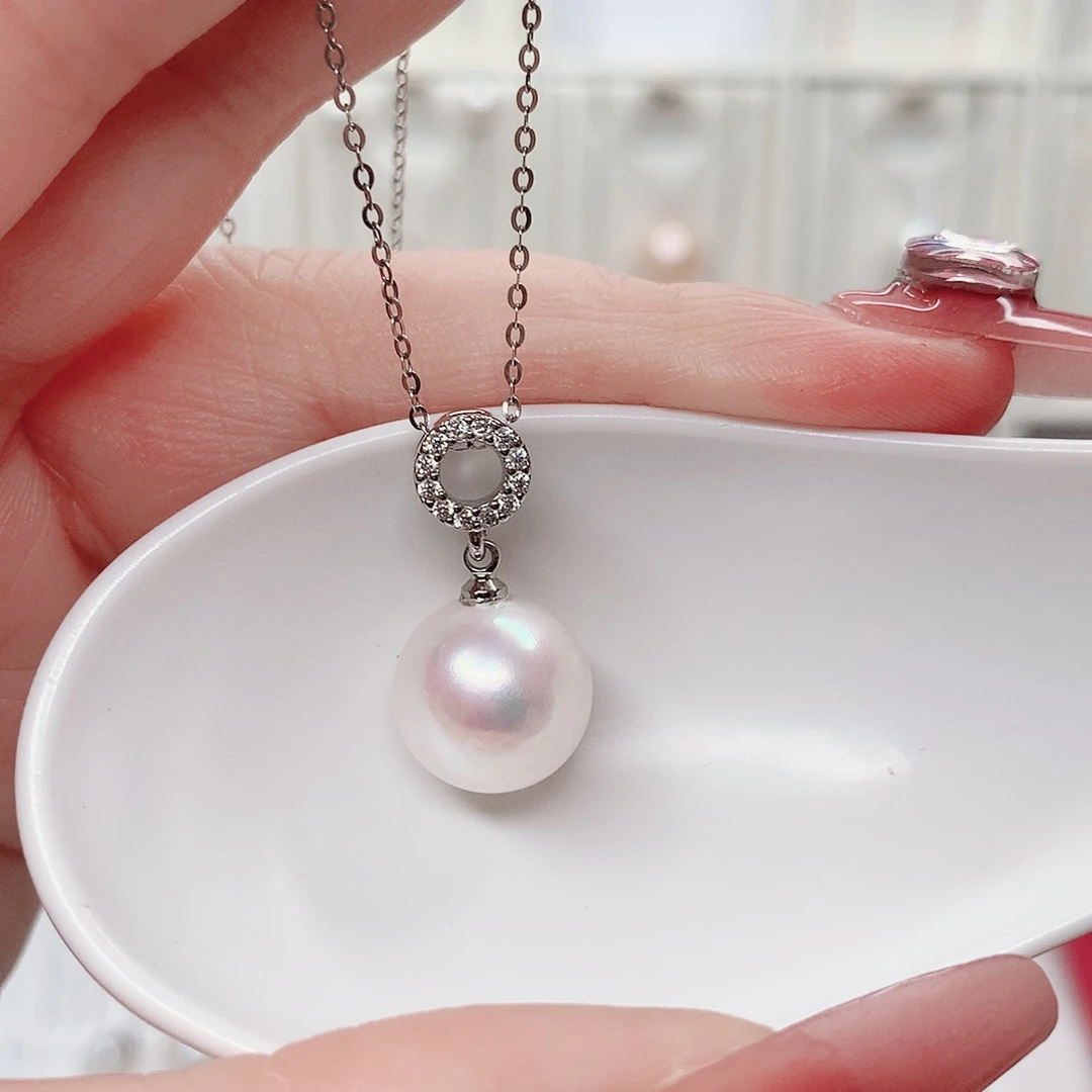 淡水珍珠吊坠(赠链)合金