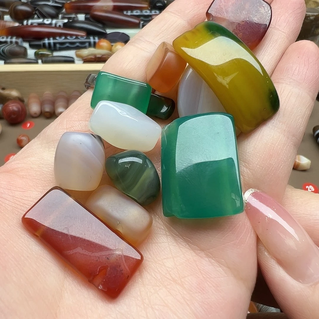 玛瑙/玉髓合金珠宝半成品