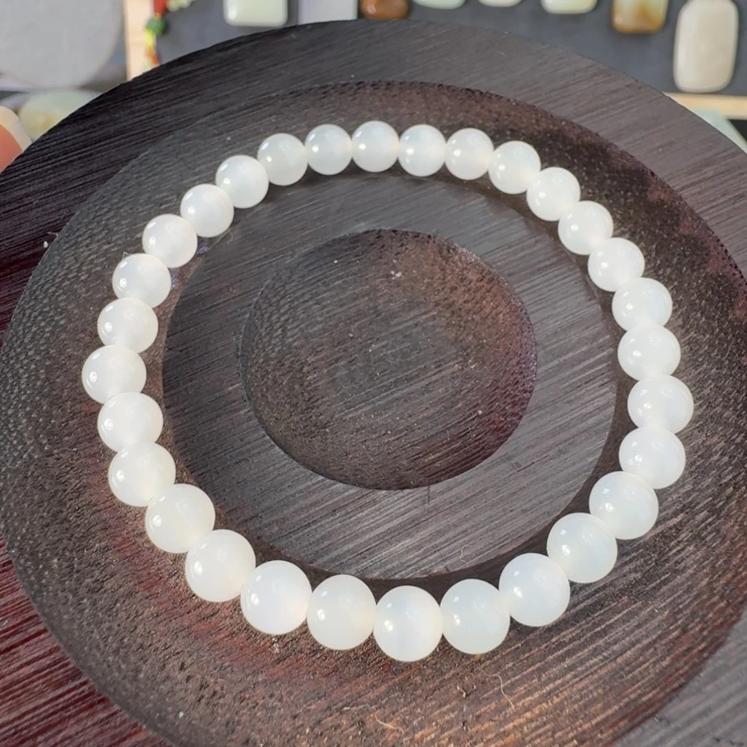 和田玉未镶嵌手链