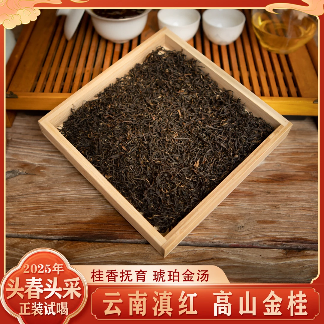 【高山金桂】25年头春头采 云南滇红 高山金桂 桂香抚育 琥珀金汤