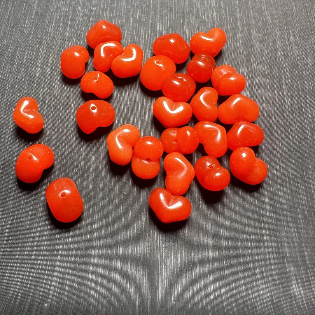 485云南保山料屁桃爱心尺寸15mm拍一发一