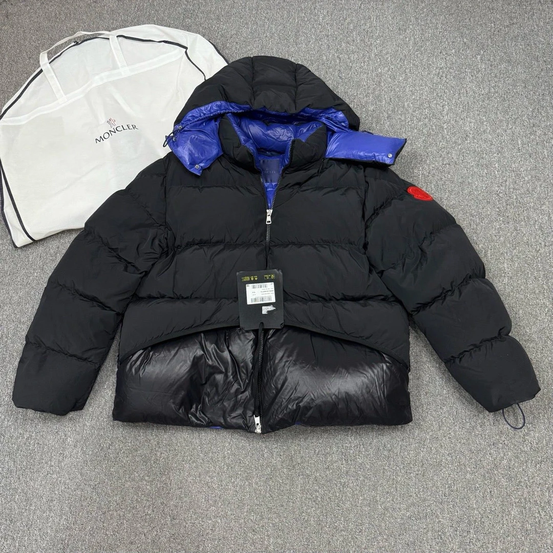 未使用 MONCLER 16240912联名款1952系列achill连帽羽绒服外套6码