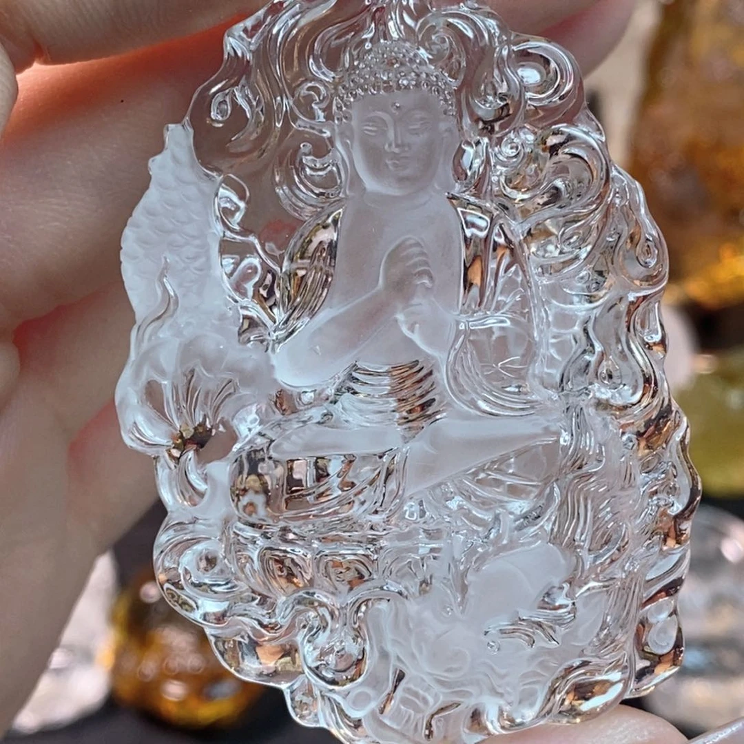 水晶颈饰未镶嵌丹吊坠