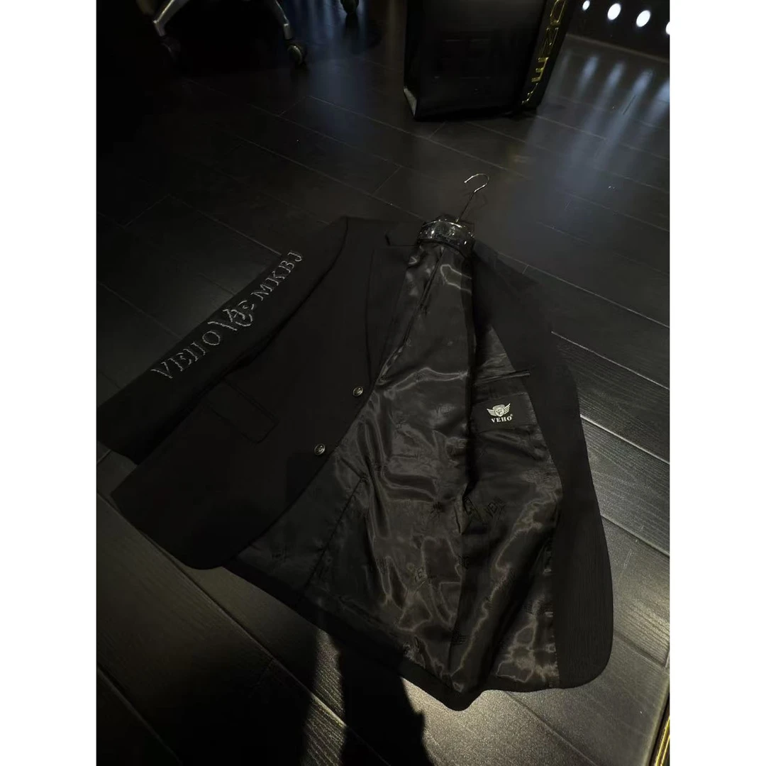 【马哥严选】2025欧货秋冬时尚休闲轻奢高端百搭男士羊毛西装潮流