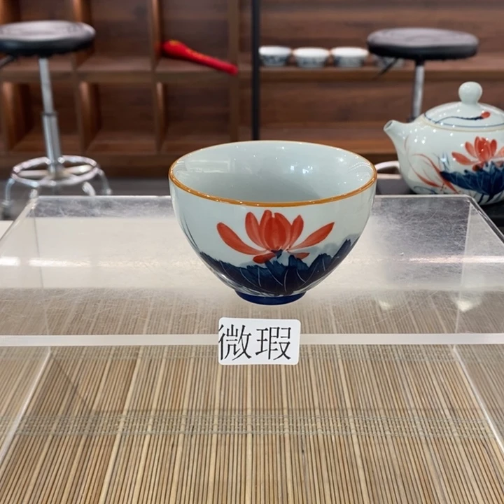 釉下老陶泥手工绘制