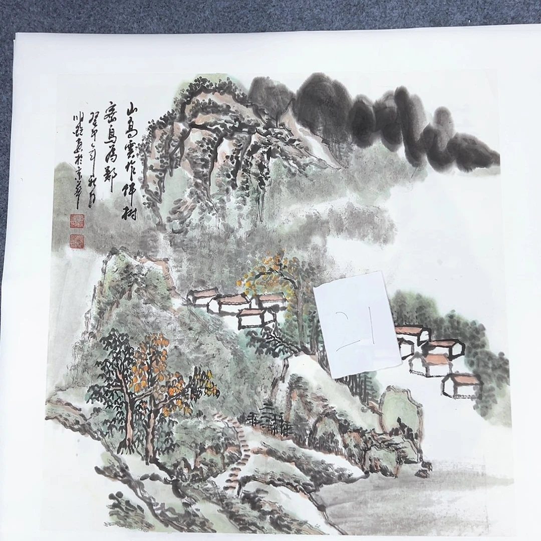 国画国画作品宣纸纯手绘