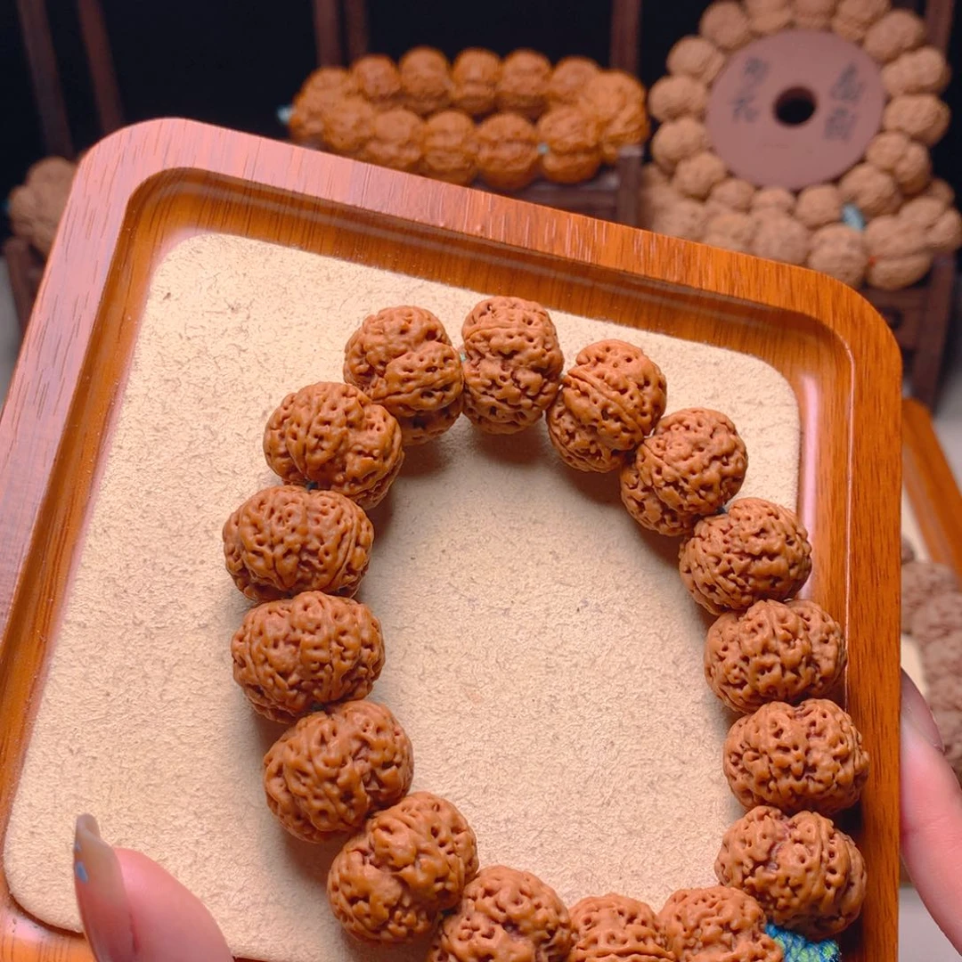 金刚菩提手串21尺寸爆肉梅花