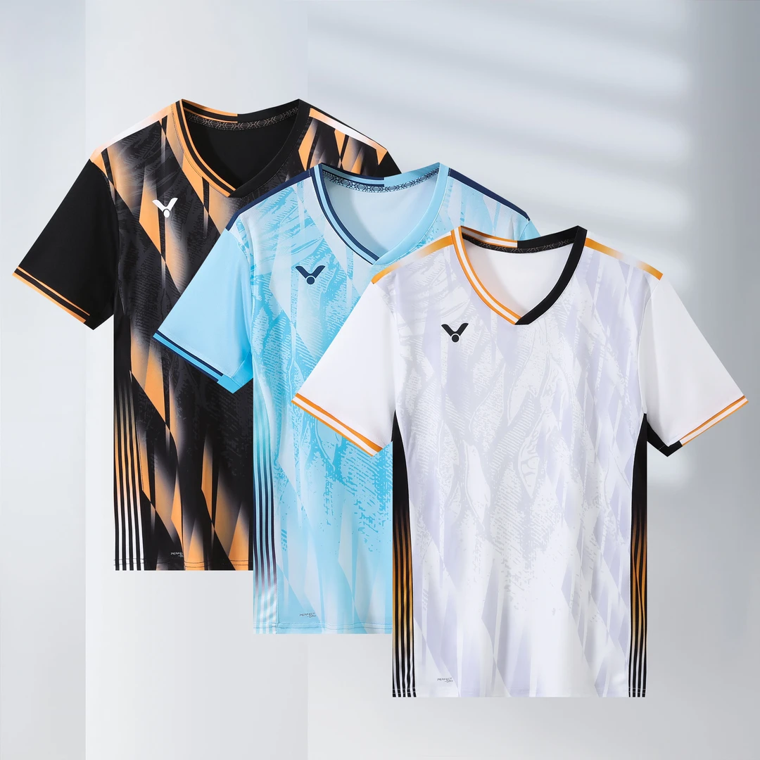 25新款李梓嘉同款羽毛球服速干短袖男女夏季户外休闲训练透气定制