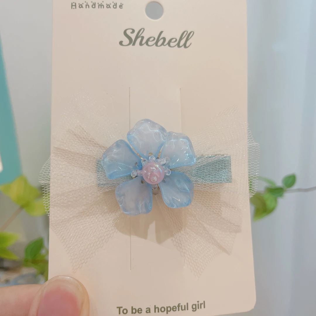 XB-4568【满9.9包邮】莎莎花朵压夹