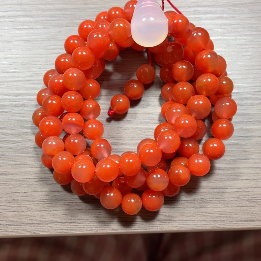 宅***福南红玛瑙未镶嵌多圈