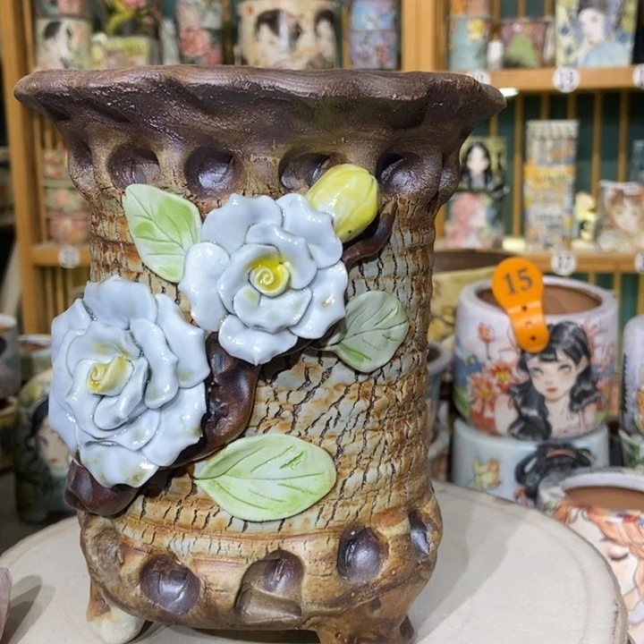 红陶景德镇艺术手绘作品