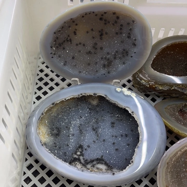 珠宝半成品未镶嵌水晶蓝晶盆