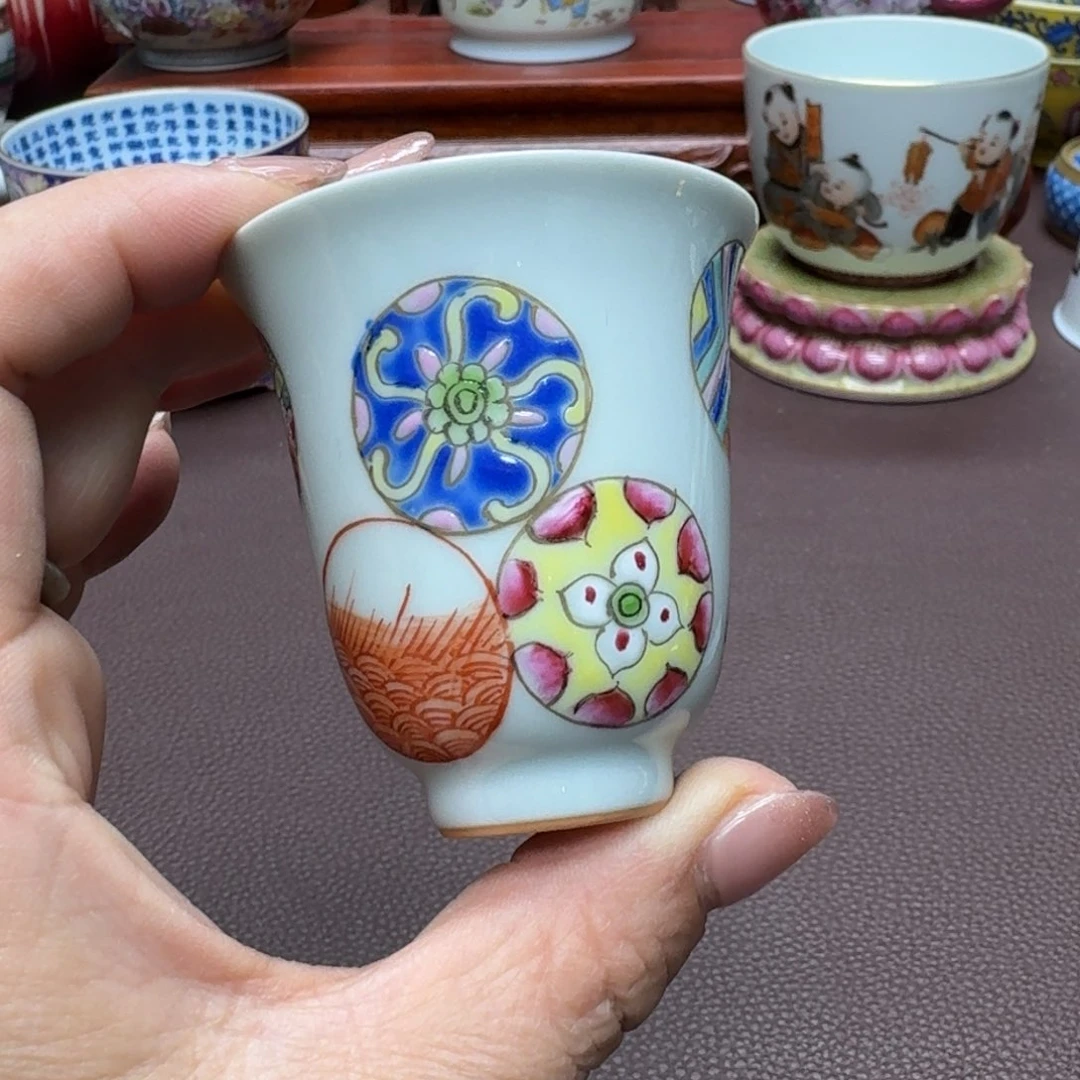 瓷片景德镇仿古手工制作精品展示