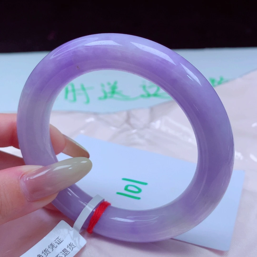 未镶嵌手镯翡翠天然缅甸翡翠A货手镯 101号