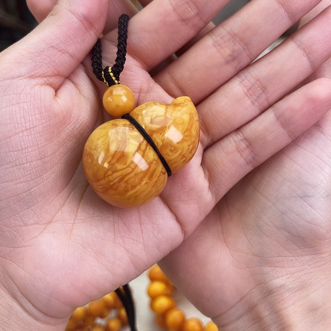 未镶嵌琥珀手链葫芦