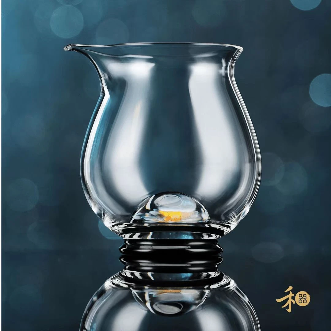 【菡韵云容】禾器公道杯茶海分茶器高硼硅玻璃花语玻璃公道杯泡茶