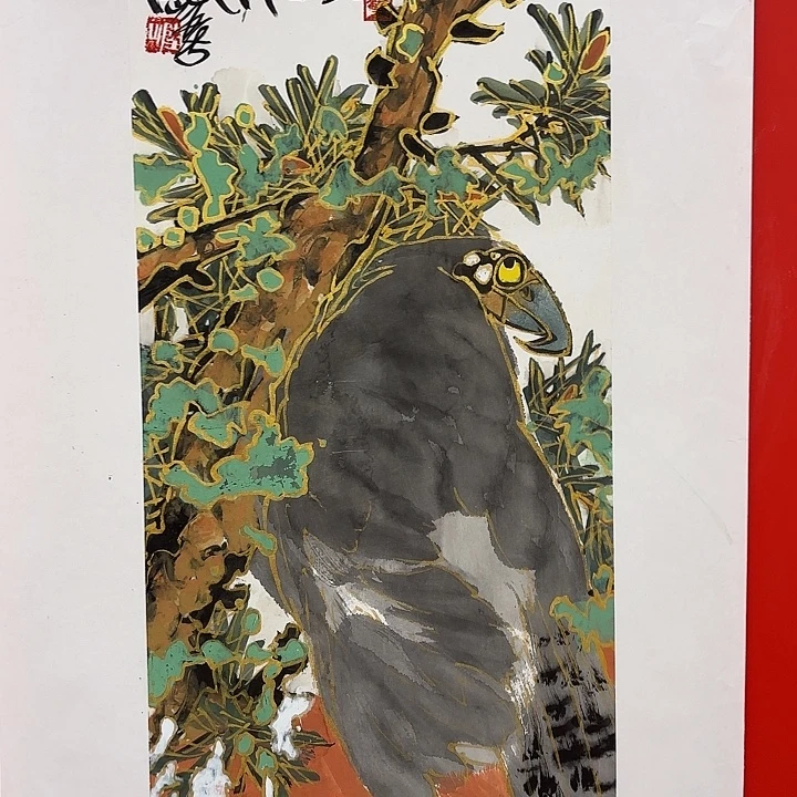 国画陆山展览出书原作