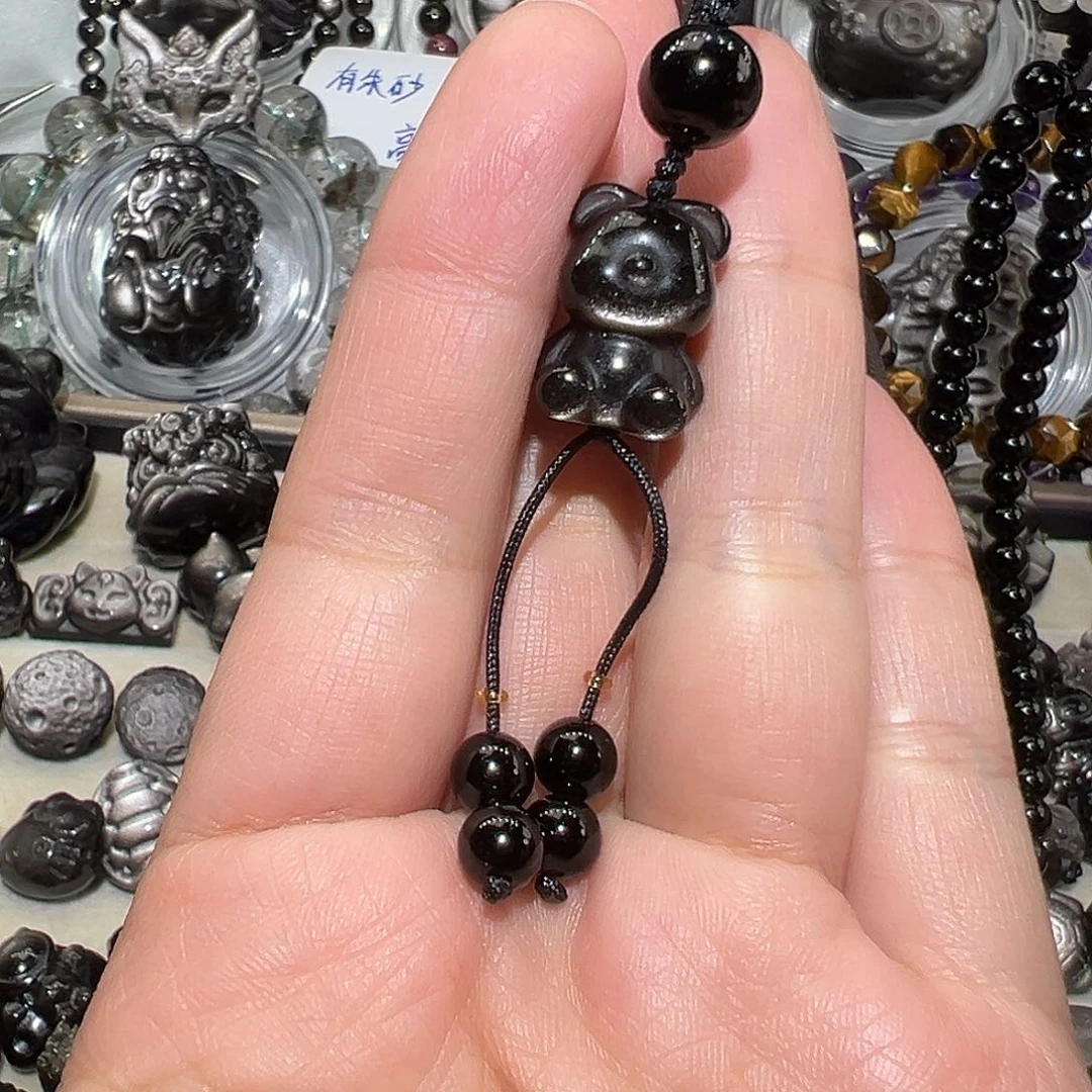 黑曜岩未镶嵌珠宝奇石