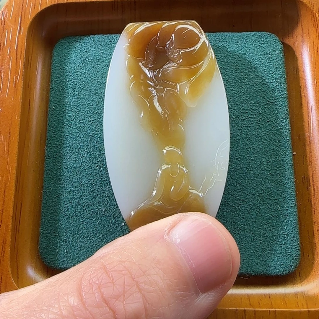 和田玉（糖玉）颈饰未镶嵌愉***6