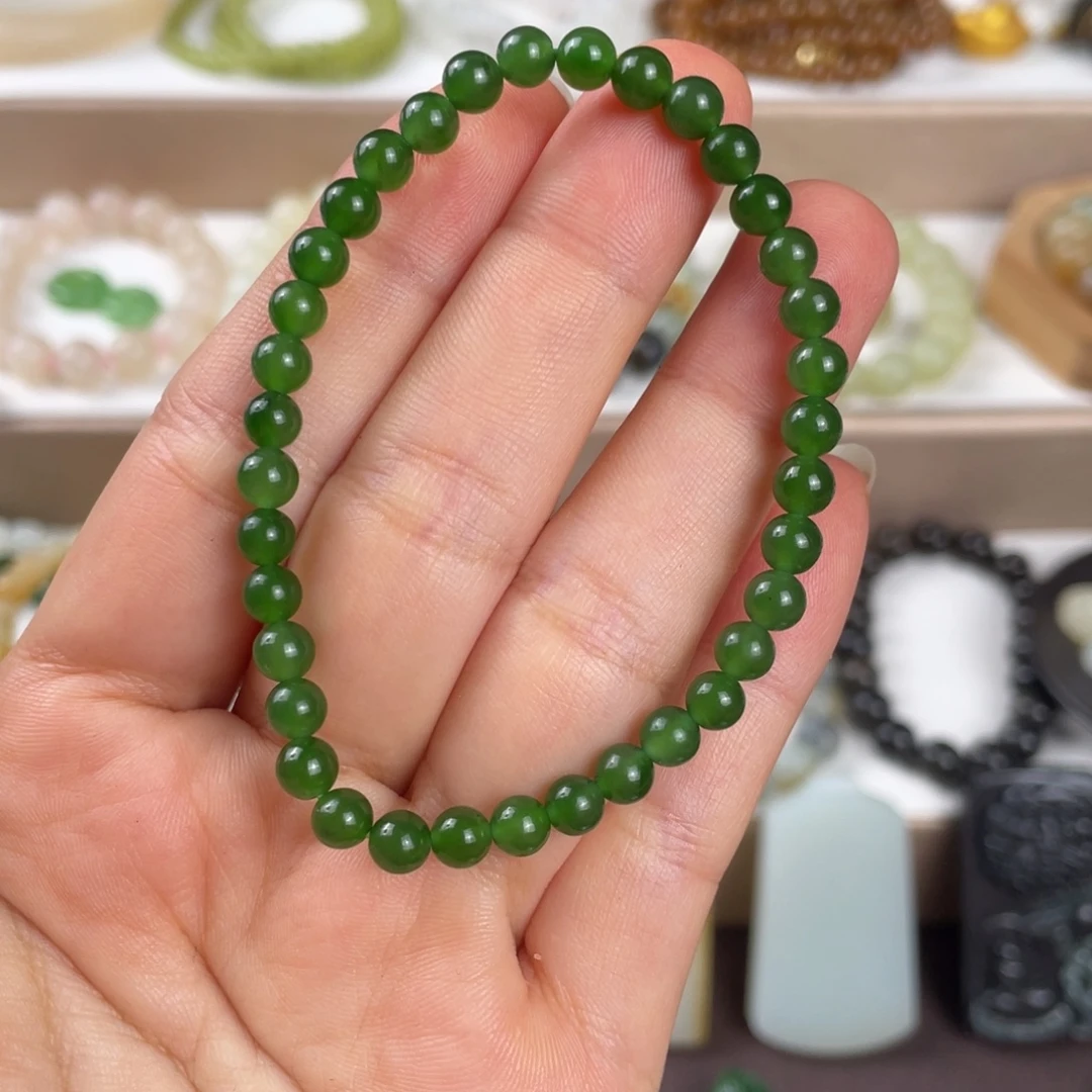 和田玉未镶嵌手链