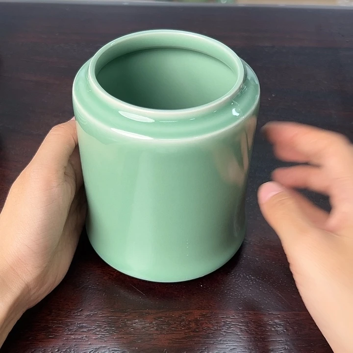 龙泉云间青瓷小米茶器